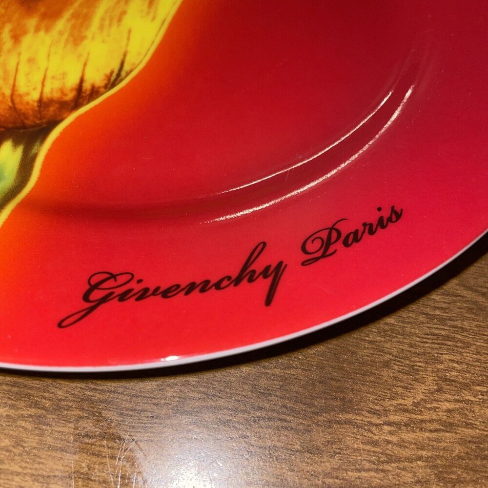 Vintage Flower Plates Givenchy Paris Les Fleurs de Parfums Porcelain Set Of Four - Picture 7 of 12